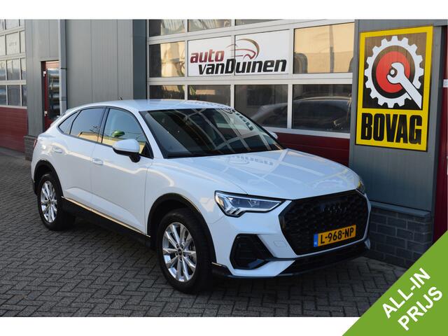 Audi Q3 Sportback 45 TFSI e Business Edition O.a: PDC, Carplay, Stoelverw, Navi, Clima, Cruise, Etc. All-in prijs!