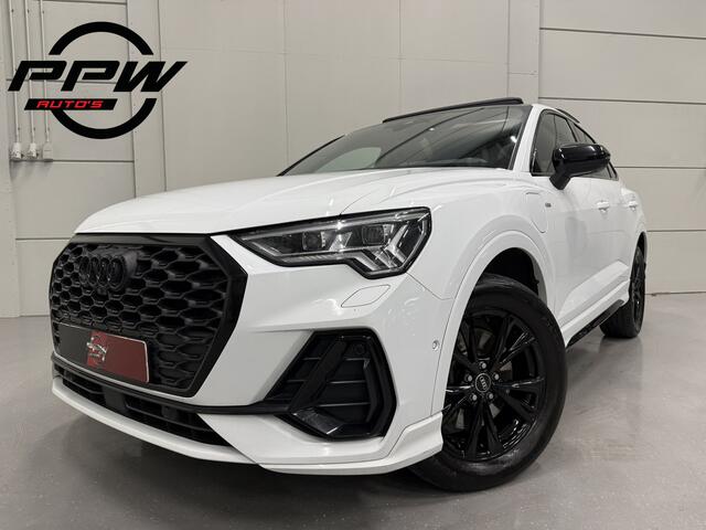 Audi Q3 Sportback 45 TFSI e S-Line PANO/SONOS/360CAMERA/ACC/SFEER/18"BLACK/KEYLESS/BLACK-OPTIC PLUS/MATRIX/VIRTUAL/DONKERE-HEMEL/SPORTPAKKET/VOLLEDIG AUDI DEALER HISTORIE