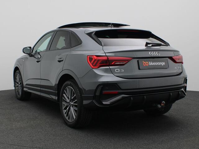 Audi Q3 Sportback 45 TFSI e S Edition 245PK S-Tronic SOH 99%, Pano-Schuifdak, Trekhaak, 19" LM Velgen, Adaptieve Cruise Control, Achteruitrijcamera