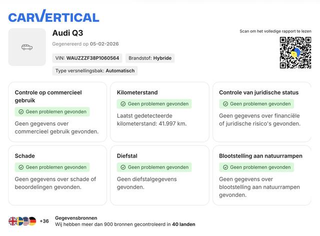 Audi Q3 Sportback 45 TFSI e S Edition | 2 X S-Line | Matrix LED | Virtual | ACC | Side Assist | Black Pack | 20 Inch Performance | Leder | Carplay | Camera | Keyless | Stoelverwarming | 1 Eigenaar | BTW | Dealer Onderhouden | Garantie