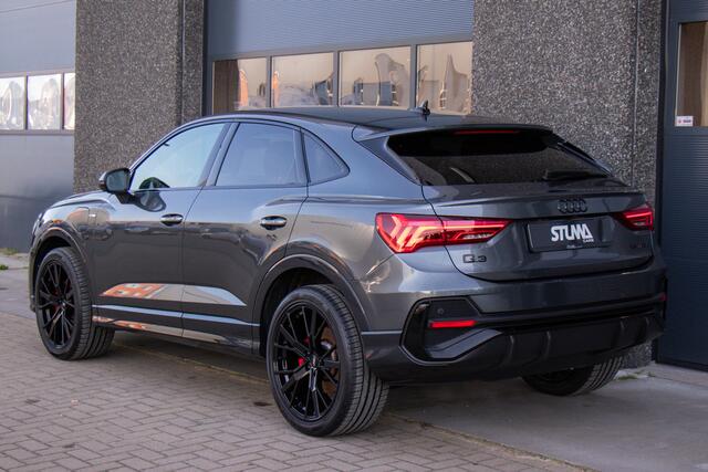 Audi Q3 Sportback 45 TFSI e S Edition | 2 X S-Line | Matrix LED | Virtual | ACC | Side Assist | Black Pack | 20 Inch Performance | Leder | Carplay | Camera | Keyless | Stoelverwarming | 1 Eigenaar | BTW | Dealer Onderhouden | Garantie