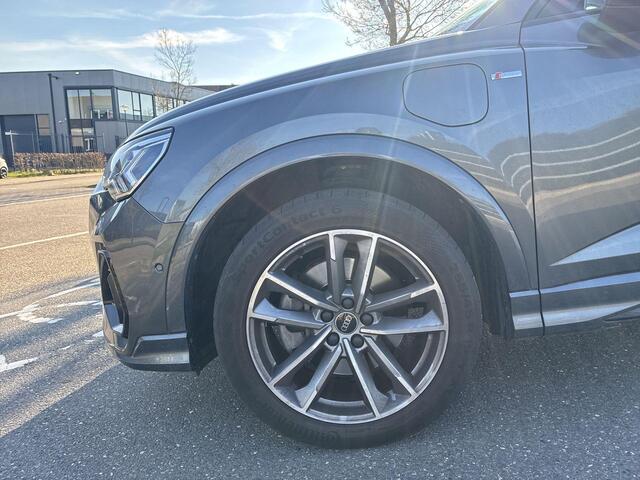 Audi Q3 Sportback 45 TFSI e 245pk S Edition · Panoramadak · Camera · Trekhaak wegklapbaar · Dodehoeksensor · Stoelverwarming · Apple/Android Car Play · Garantie t/m 21-06-2027 of 100.000km