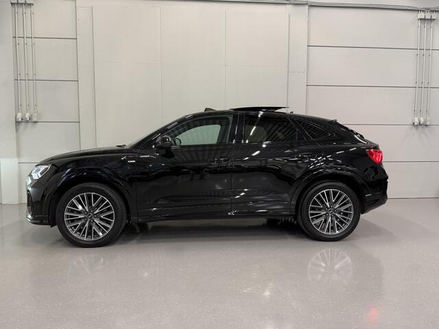 Audi Q3 Sportback 45 TFSI e S-Line PANO/TREKHAAK/SONOS/SFEER/CARPLAY/19"/ACC/MATRIX/VOL-LEER SPORT/BLACK-OPTIC/VOLLEDIG AUDI DEALER HISTORIE