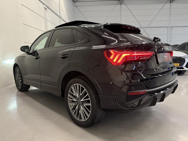 Audi Q3 Sportback 45 TFSI e S-Line PANO/TREKHAAK/SONOS/SFEER/CARPLAY/19"/ACC/MATRIX/VOL-LEER SPORT/BLACK-OPTIC/VOLLEDIG AUDI DEALER HISTORIE