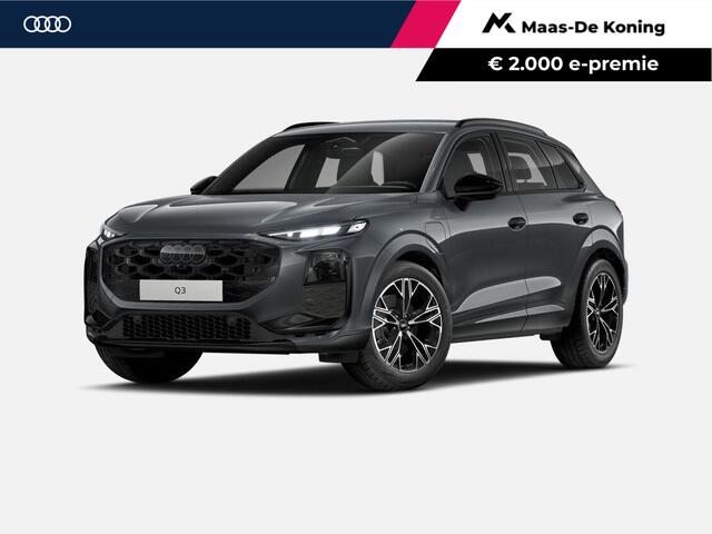 Audi Q3 1.5 200kW e-hybrid S edition 272 PK · Optiekpakket zwart-glanzend · Trekhaak mech. zwenkbaar · 19" LM Velgen