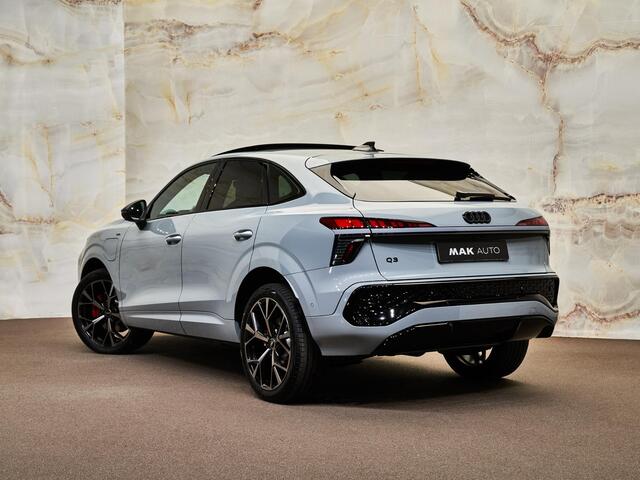 Audi Q3 Sportback E-Hybrid S Edition, pano, tr.haak, 20", Sonos, LED-kopl., memory, HUD, 360 camera, ACC, privacy