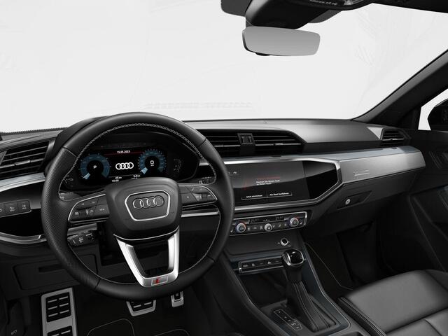 Audi Q3 Sportback 45 TFSI e S Edition 245pk | Navigatie | Lederen bekleding | Elektrisch verstelbare voorstoelen | 360° Camera | Adaptief demping systeem | S line interieur