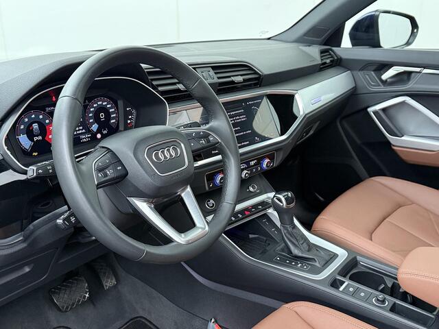 Audi Q3 35 TFSI Advanced edition | 150 PK | Adaptieve cruise control | Matrix LED | Panorama dak | Sfeerverlichting | Elektrisch verstelbare stoelen | Volleder |