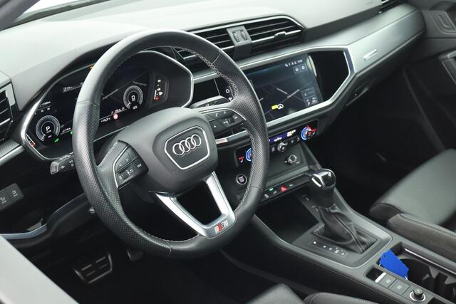 Audi Q3 45 TFSI e 245pk S edition 360Camera Leder Keyless Stoelverwarming Navigatie 2x S-Line