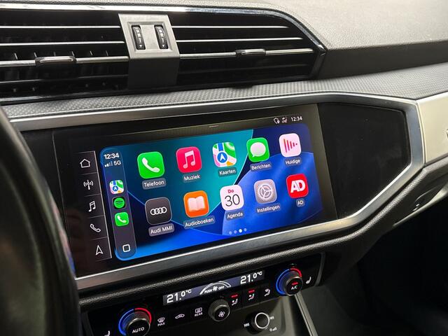 Audi Q3 35 TFSI Sport 150Pk (VIRTUAL COCKPIT, APPLE CARPLAY, GROOT NAVI, STOELVERWARMING, SPORTSTOELEN, GETINT GLAS, ADAPTIVE CRUISE, 19'' LM VELGEN, NIEUWSTAAT)