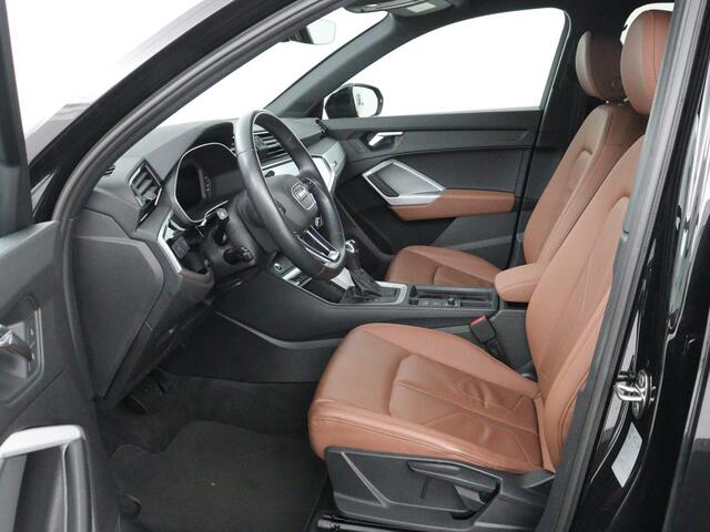Audi Q3 45 TFSIe Advanced edition | SOH 95,2% | Leder | Stoelverwarming | Carplay | Keyless | Navigatie | Virtual Cockpit | Parkeerhulp | Climate control | Bluetooth | Cruise control | Getint glas | PHEV | Plug In