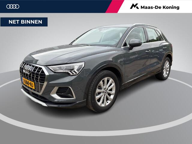 Audi Q3 35 TFSI 150pk S-Tronic Business Edition · Trekhaak inklapbaar · Apple/Android Car Play · Adaptive Cruise Control · Navigatie · Clima · Virtual Cockpit · Elektrische Achterklep ·