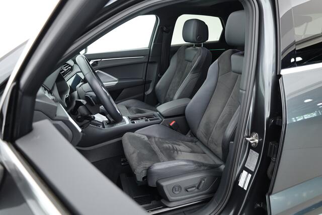 Audi Q3 Sportback 35 TFSI Pro Line S | Rijklaar! | S/K-Dak | Elek. Trekhaak | Dig. Cockpit | Dodehoek | Elek. Stoel | B&O-Audio | Adapt. Cruise | Stoelverw. | NAV+App.Connect | Elek.Klep | LED | 19'' V