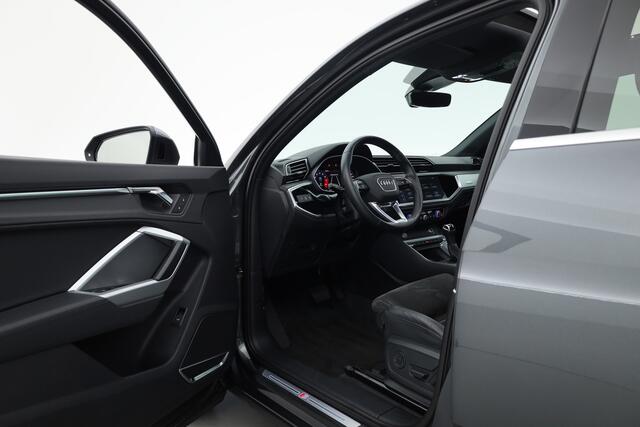 Audi Q3 Sportback 35 TFSI Pro Line S | Rijklaar! | S/K-Dak | Elek. Trekhaak | Dig. Cockpit | Dodehoek | Elek. Stoel | B&O-Audio | Adapt. Cruise | Stoelverw. | NAV+App.Connect | Elek.Klep | LED | 19'' V