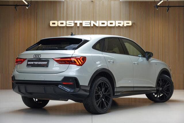 Audi Q3 Sportback 45TFSIe/245pk S-Line Blackstyle|2022|Sonos|Cruise|Matrix|Leder|20"Audi-Black|Keyless|Blindspot|PDC+Camera