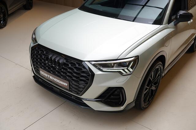 Audi Q3 Sportback 45TFSIe/245pk S-Line Blackstyle|2022|Sonos|Cruise|Matrix|Leder|20"Audi-Black|Keyless|Blindspot|PDC+Camera