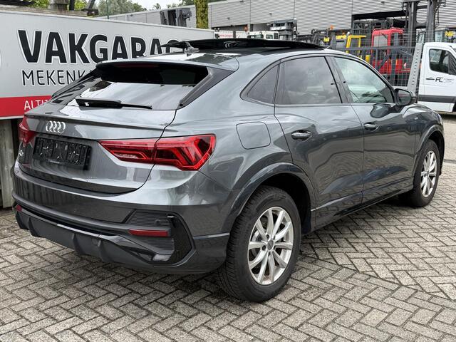 Audi Q3 Sportback 45 TFSI e S Edition 20"/B&O/Panoramadak/Leder/Matrix LED/Dodehoek/Adaptieve cruise/Sfeerverlichting/Camera/Elektrische klep