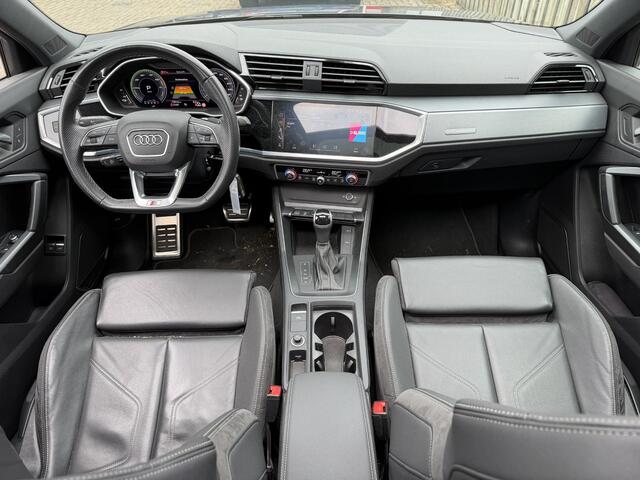 Audi Q3 Sportback 45 TFSI e S Edition 20"/B&O/Panoramadak/Leder/Matrix LED/Dodehoek/Adaptieve cruise/Sfeerverlichting/Camera/Elektrische klep