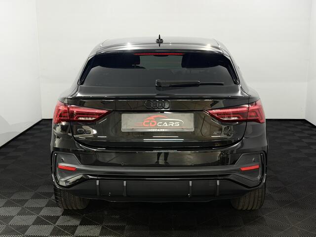 Audi Q3 Sportback 45 TFSI e S Edition Plug-in Leder, Camera, Navi, Virtual desk, Keyless start, Stoelverwarming, Cruise control, Apple carplay