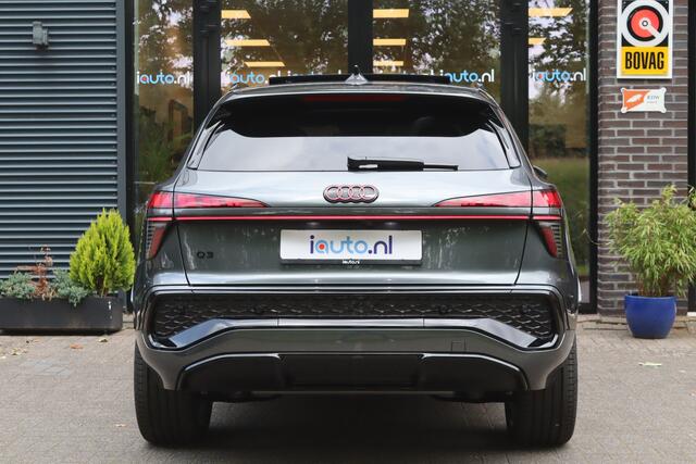 Audi Q3 1.5 200kW 272pk e-hybrid S-Line Pano/Leder/Tech Plus/Matrix LED/Camera/Elek-klep/Keyless/20"/ACC/Trekhaak wegkl.