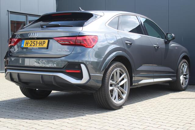 Audi Q3 Sportback 35 TFSI Pro Line S-Line | Incl. 12 maanden garantie | Cruise control | Climate control | Lederen bekleding | Apple carplay/Android auto | Parkeercamera | Navigatie |