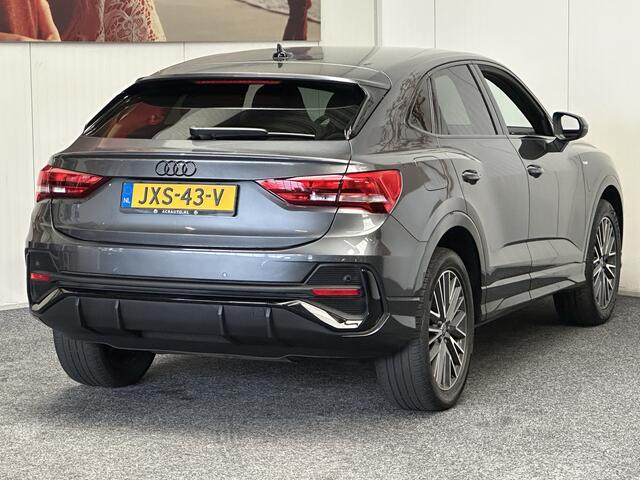 Audi Q3 SPORTBACK 45 TFSI E S EDITION NAVIGATIE CRUISE CONTROL APPLE CARPLAY/ANDROID RIJSTROOKSENSOREN DODEHOEKSENSOREN PDC ZEER MOOI !!