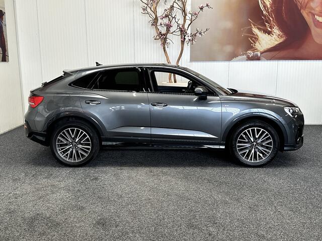 Audi Q3 SPORTBACK 45 TFSI E S EDITION NAVIGATIE CRUISE CONTROL APPLE CARPLAY/ANDROID RIJSTROOKSENSOREN DODEHOEKSENSOREN PDC ZEER MOOI !!