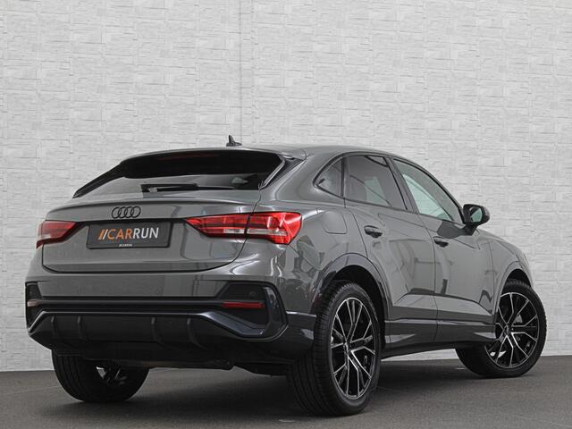 Audi Q3 Sportback 45 TFSI e 245pk S-Line | ACC | Trekhaak | Zwarte Hemelbekleding | Navi Plus | Lane Assist | Dodehoek | Lane-Assist | Stoelverwarming | Climate-Control | LED | Interieur-Voorverwarming | Bovag Garantie |