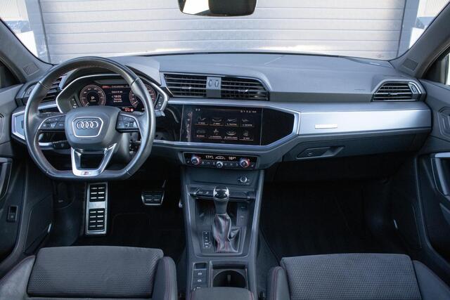 Audi Q3 Sportback 45 TFSIe S line B&O Camera Sfeerverlichting Trekhaak Rode Stiksels