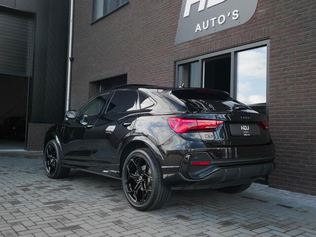 Audi Q3 Sportback 45 TFSI e S line | Pano | All Black | 20" | Keyless | Sfeerv. 30klrn | Side | Matrix | Camera | Alcantara |