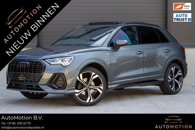 Audi Q3 35 TFSI S Line PANO CAMERA ELEKTRISCHE STOELEN SFEER PARKEERASSISTENT