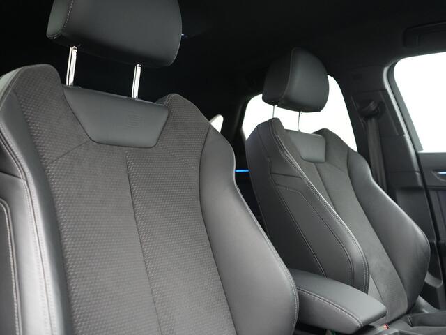 Audi Q3 Sportback 45 TFSI e 2x S Line PHEV 245pk Dealer O.H. | Trekhaak Af Fabriek | Adaptive Cruise | Matrix LED | Camera | Sonos Audio | Alcantara Sportstoelen Verwarmd | Blis | Navigatie | DAB | 20"L.M | Plug In Hybrid |