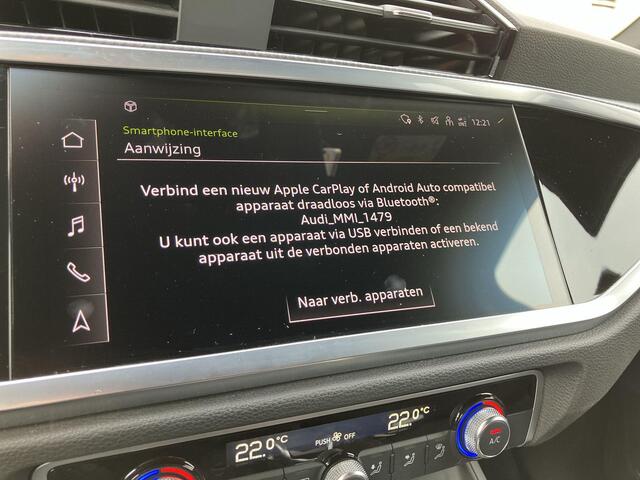 Audi Q3 45TFSIe 245PK S Line · Camera · Navigatie · Apple/Android Car Play · Dodehoeksensor · Drive select ·