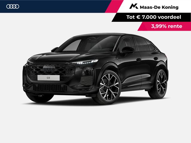 Audi Q3 Sportback 1.5 200kW e-hybrid S edition 272 PK · Glazen panoramadak · Tech plus · Trekhaak elek. wegklapbaar