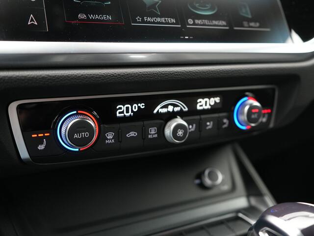 Audi Q3 Sportback 45 TFSI e 2x S Line PHEV 245pk Dealer O.H. | Trekhaak Af Fabriek | Blis | Sportstoelen Verwarmd | Apple Carplay | Sfeerverlichting | Navigatie | DAB | 19"L.M | Virtual | Plug In Hybrid |