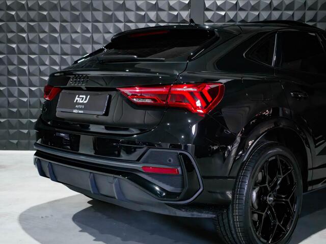 Audi Q3 Sportback 45 TFSI e S line All Black | Pano | 20" | Side | Ambiente Plus 30 klrn. | Matrix | Camera | Alcantara |