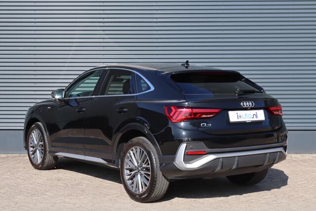 Audi Q3 Sportback 45 TFSI e S-Line LED/MMI Plus/Camera/CarPlay/Dodehoek/Elek. klep/ACC/Sfeer/19"
