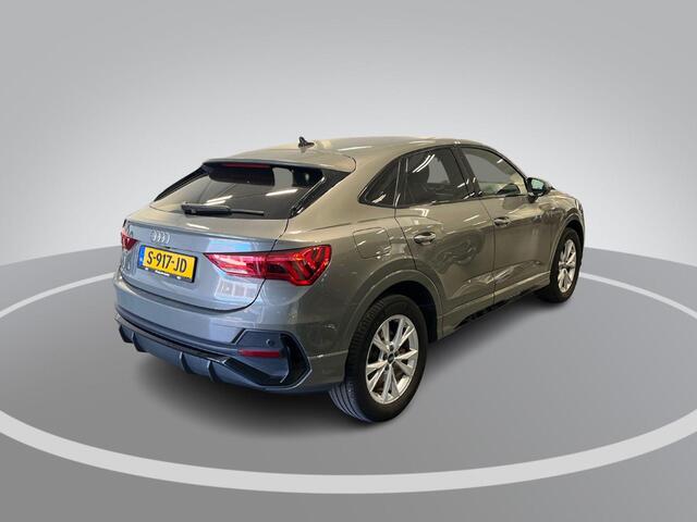 Audi Q3 Sportback 45 TFSIe 245pk S Edition · Camera · Apple/Android Car Play · Elek. Achterklep · Dodehoeksensor · Lederen Bekleding · Garantie t/m 04-02-2027 of 100.000km