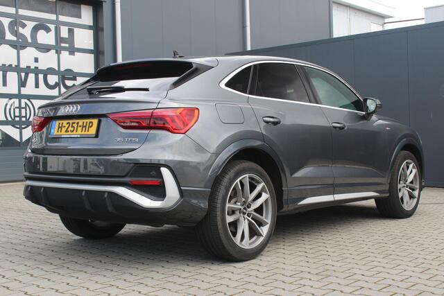 Audi Q3 Sportback 35 TFSI Pro Line S-Line | Incl. 12 maanden garantie | Dealer onderhouden | Cruise control | Climate control | Lederen bekleding | Apple carplay/Android auto | Parkeercamera | Navigatie |