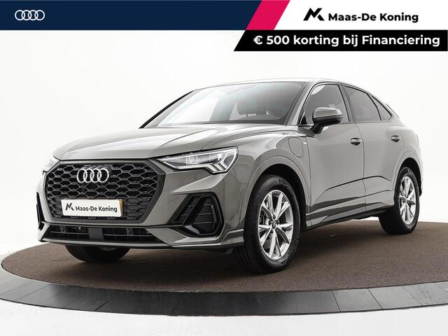Audi Q3 Sportback 45 TFSIe 245pk S Edition · Camera · Apple/Android Car Play · Elek. Achterklep · Dodehoeksensor · Lederen Bekleding · Garantie t/m 04-02-2027 of 100.000km