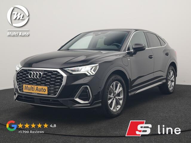 Audi Q3 Sportback 45 TFSI e 2x S Line PHEV 245pk Dealer O.H | Adaptive Cruise | 360 Camera | Blis | Sporstoelen Verwarmd | Carplay | Navigatie | DAB | Virtual | 18"L.M | Plug In Hybrid