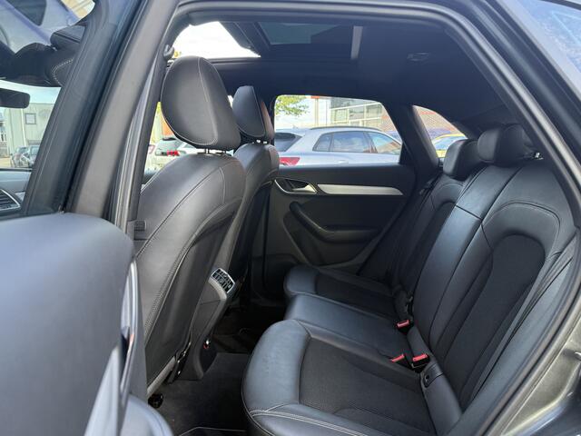Audi Q3 BWJ 2018 | 1.4 TFSI | S-LINE | AUTOMAAT | PANORAMADAK | ELEKTR. STOEL | TREKHAAK | KEYLESS | HALF LEDER | RS VELGEN | ELEKTR. KLEP | FULL LED | CLIMA | BLUETOOTH | NAVI | PDC |