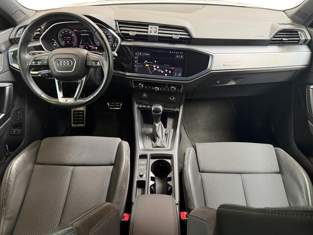 Audi Q3 45 TFSI e S edition I S-Line I Elek. Stoelen I Memory I Adaptive Cruise I LED I Elek. Achterklep I Stoelverwarming I Carplay