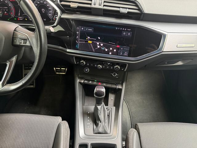 Audi Q3 45 TFSI e S edition I S-Line I Elek. Stoelen I Memory I Adaptive Cruise I LED I Elek. Achterklep I Stoelverwarming I Carplay