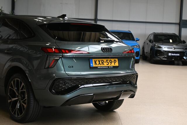 Audi Q3 Sportback 1.5 e-hybrid 272pk S edition | Matrix | Sonos | Head-up | Trekhaak | 100% (Dealer) onderhouden label