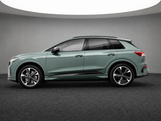 Audi Q4 S edition performance 82 kWh 286 PK · Trekhaak elek. wegklapbaar · Optiekpakket zwart · Glazen panoramadak