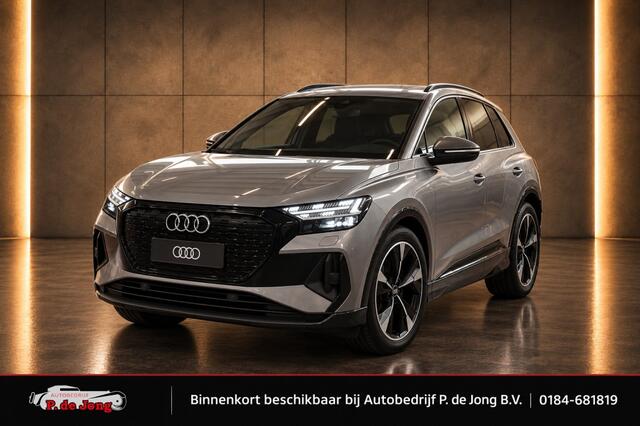 Audi Q4 Binnenkort beschikbaar! Q4 e-tron S edition S-line 45 electric 82kWh 285pk Matrix led