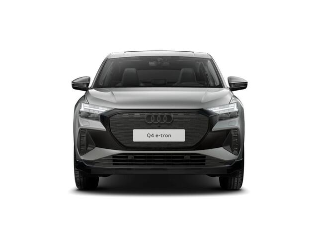 Audi Q4 Sportback e-tron 45 quattro S Edition 82 kWh | Audi Virtual Cockpit | Audi Sound System | Parkeersensoren v + a | Achteruitrijcamera | Sportstoelen | Stoelverwarming | Elektr. bedienbare achterklep | Panorama schuif/kantel dak | Matrix LED | Optiekpakket Zwart plus