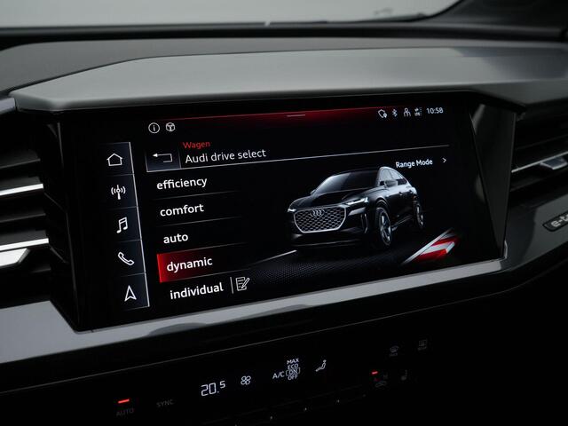 Audi Q4 Sportback e-tron 40 77 kWh 204 pk S-tronic S edition | Matrix LED | Achteruitrijcamera | Adaptive Cruise Control | Standkachel | Optiekpakket zwart | 21 inch