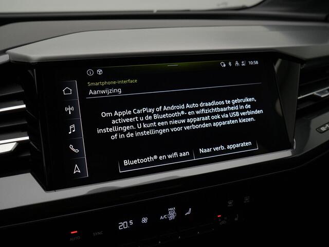 Audi Q4 Sportback e-tron 40 77 kWh 204 pk S-tronic S edition | Matrix LED | Achteruitrijcamera | Adaptive Cruise Control | Standkachel | Optiekpakket zwart | 21 inch
